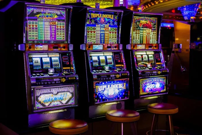 Gaming machines in the entertainment lounge